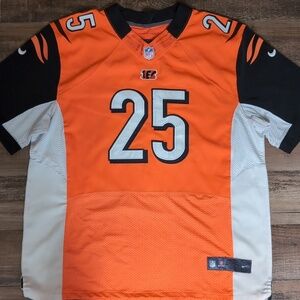 Nike On-Field Cincinnati Bengals NFL Authentic Jersey-Bernard 25